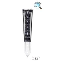 Clear Magnifying Rain Gauge, 10/case