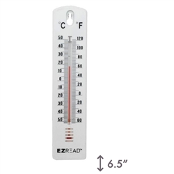 6.5" Indoor / Outdoor Thermometer, 10/case