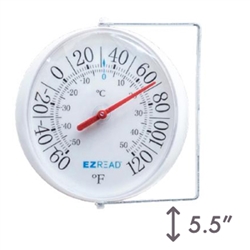 5.5" Dial Thermometer w/ Bracket, 6/case