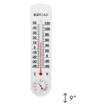 9" Therm / Hygrom Combo, 10/case