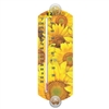 10" Thermometer - Sunflowers, 10/case