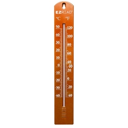 15.5" Color Thermometer - Orange, 10/case