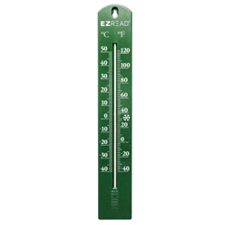 15.5" Color Thermometer - Green, 10/case