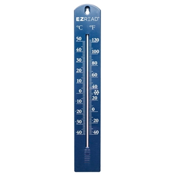 15.5" Color Thermometer - Blue, 10/case