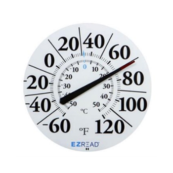 12.5" Dial Thermometer - Basic, 6/case