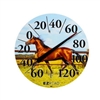 12.5" Dial Thermometer - Horse, 6/case