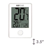 Digital Thermometer With Clock - Small, 6/case