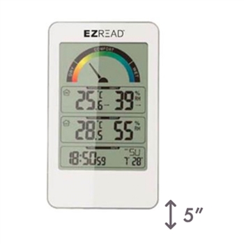 Digital Thermometer and Hygrometer, 6/case