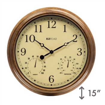 15" Clock - Patina, 4/case