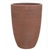 Extra Large Tall Roseline Tubular Pot - Ironstone Red