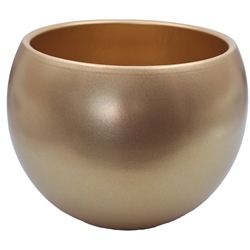 Gold Effect Luna Pot