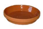 Terracotta Saucer With Glaze (Click for Sizes and Pricing)