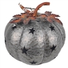 Metal Pumpkin w/ Stars