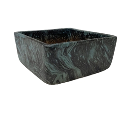 9" Canis Short Square Planter - Mistic Mint