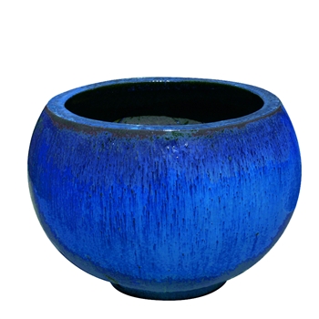 Single Extra Large Round Design Bowl - Blue Cloud