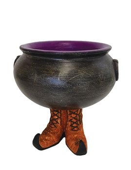 Resin Cauldron w/ Witch Boots