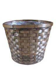 <!030>8.5" Azalea Bamboo Stain Pot Cover